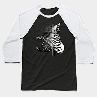 Zebra Eco-tourism Impact Baseball T-Shirt